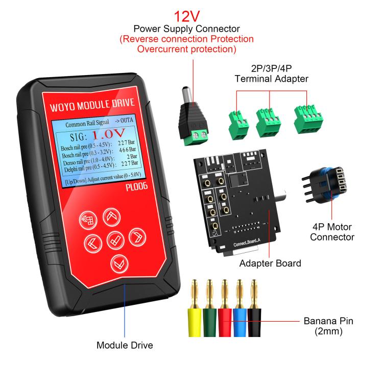 WOYO PL006 Automotive Component Sensor Offline Drive Tester for Automotive Maintenance and Inspection Sensors Auto tools