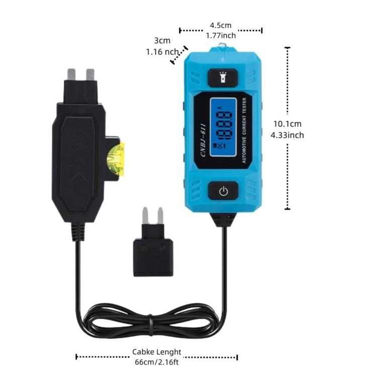 CNBJ-611 Automotive LED Blade Fuse Current Tester