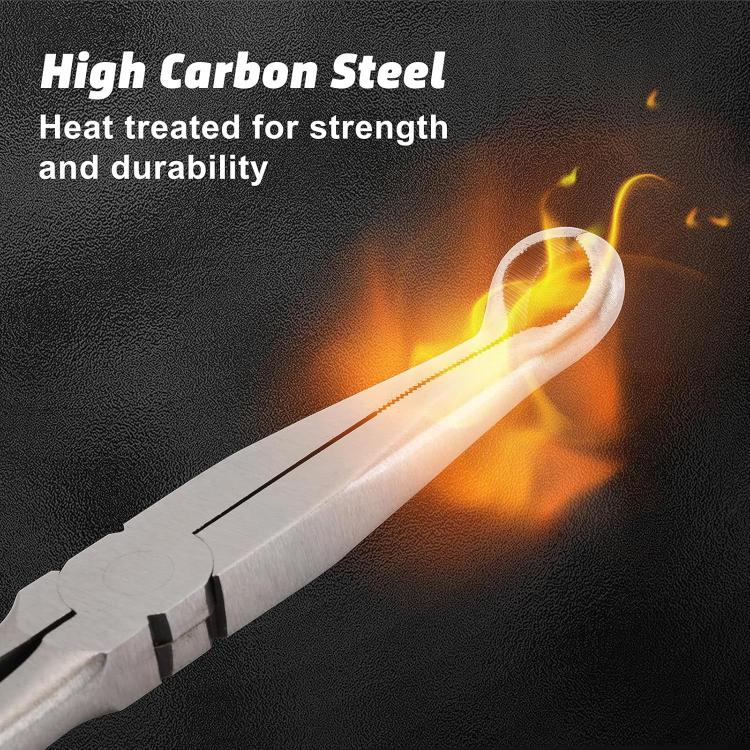 Extended Pointed Nose O-ring Pliers, Size: 1/2 inch