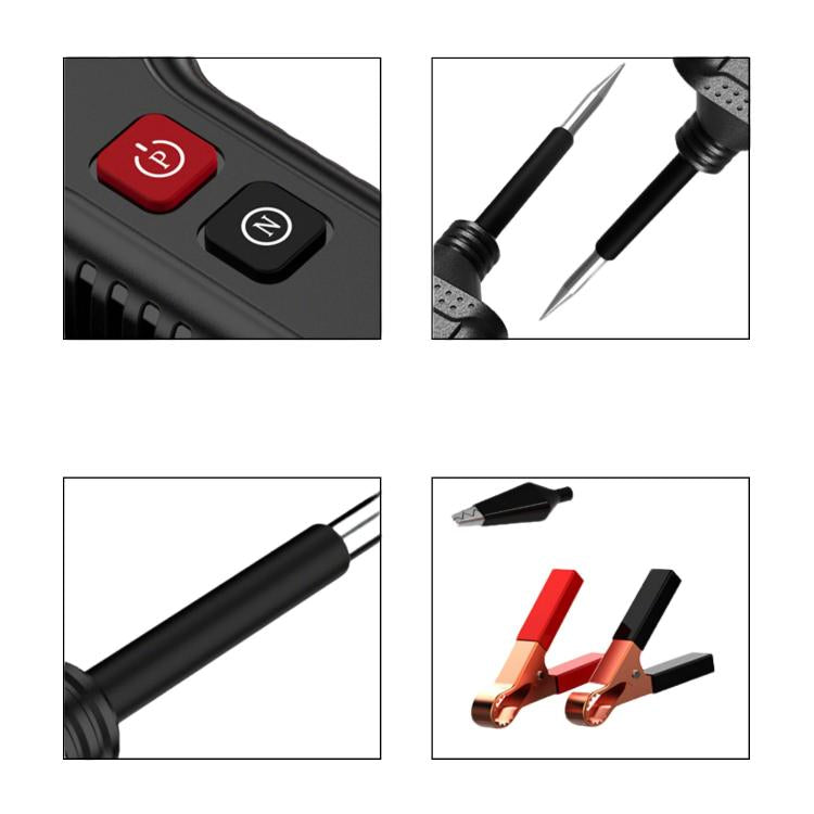 P100 5V-40V Electric Circuit Tester, Two Power Supply, Cable Length: 1.53m