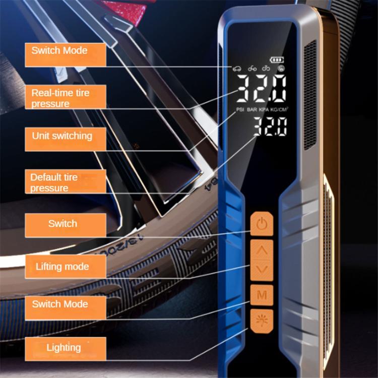 60W Portable Tire Inflator Cordless Air Pump