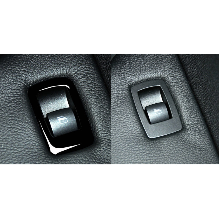 Car Right Drive Window Lift Panel + Start Button Decorative Sticker for BMW X5 E70 2008-2013 / X6 E71 2009-2014
