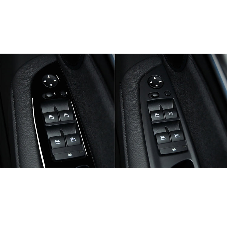 Car Right Drive Window Lift Panel + Start Button Decorative Sticker for BMW X5 E70 2008-2013 / X6 E71 2009-2014