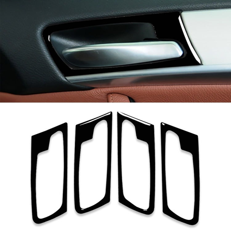 4pcs Set For BMW X5 E70 2008-2014 Car Door Handle Decorative Sticker, Left and Right Drive Universal