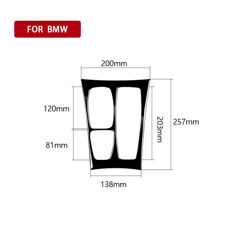 Car Right Drive Gear Panel US Version Decorative Sticker for BMW X5 E70 2008-2013 / X6 E71 2009-2014