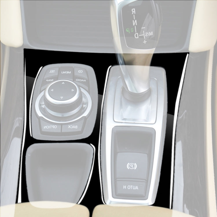 Car Right Drive Gear Panel US Version Decorative Sticker for BMW X5 E70 2008-2013 / X6 E71 2009-2014