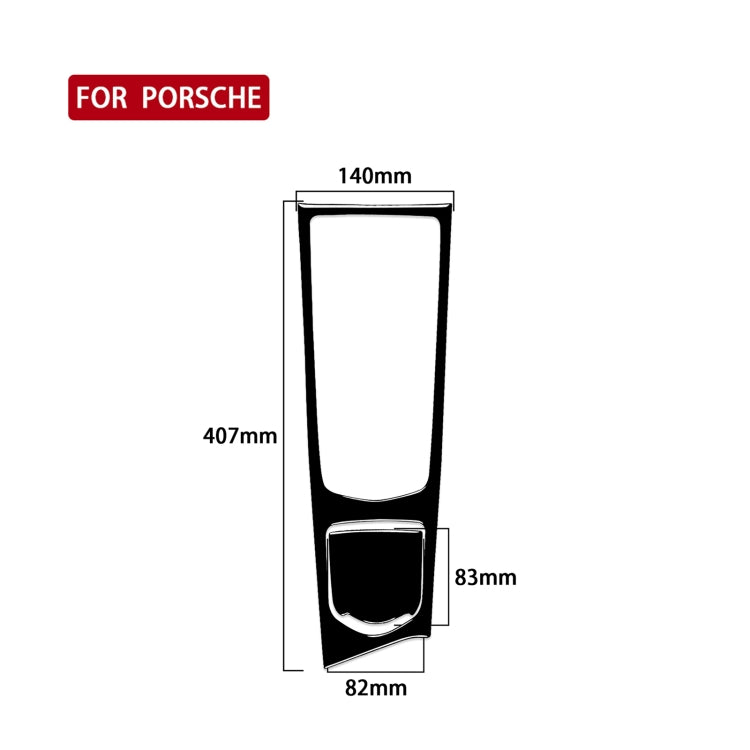 Car Left Drive Central Multimedia Panel Decorative Sticker For Porsche Panamera 2010-2016