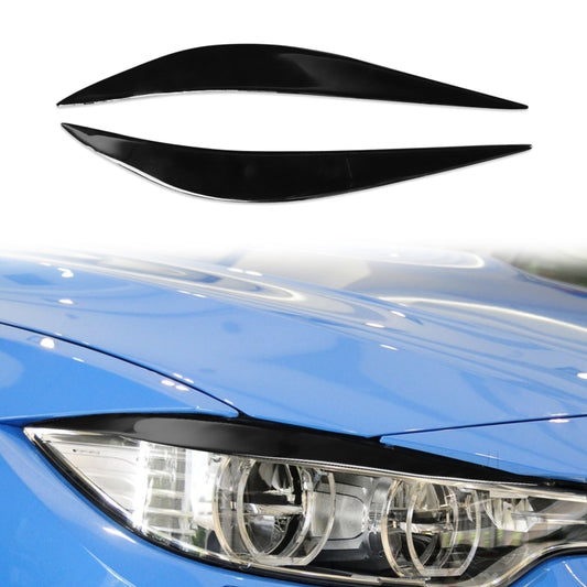 Pair Car Lamp Eyebrow Soft Decorative Sticker for BMW 4 Series F32/F33/F36 2012-2017, M3 F80 & M4 F82/F83 2014-2016