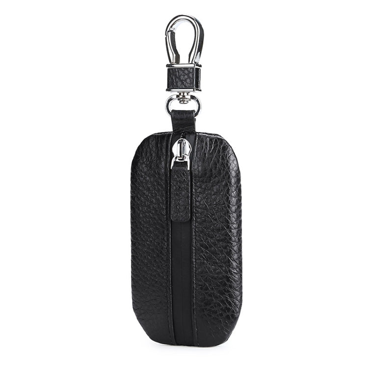 TP-9016 Litchi Texture Waterproof Zipper Car Key Bag