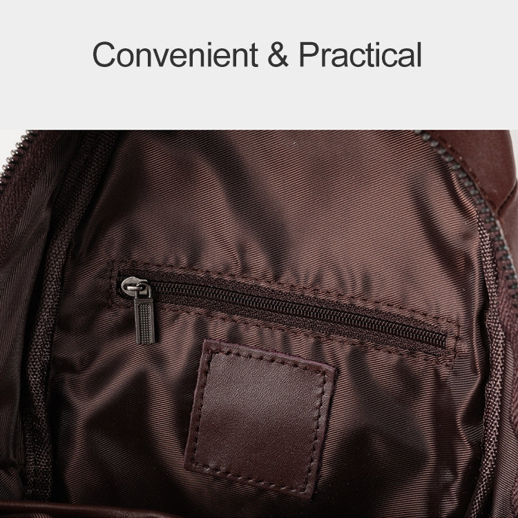 6027 Men Crossbody Bag Casual Multi-function Shoulder Waist Bag