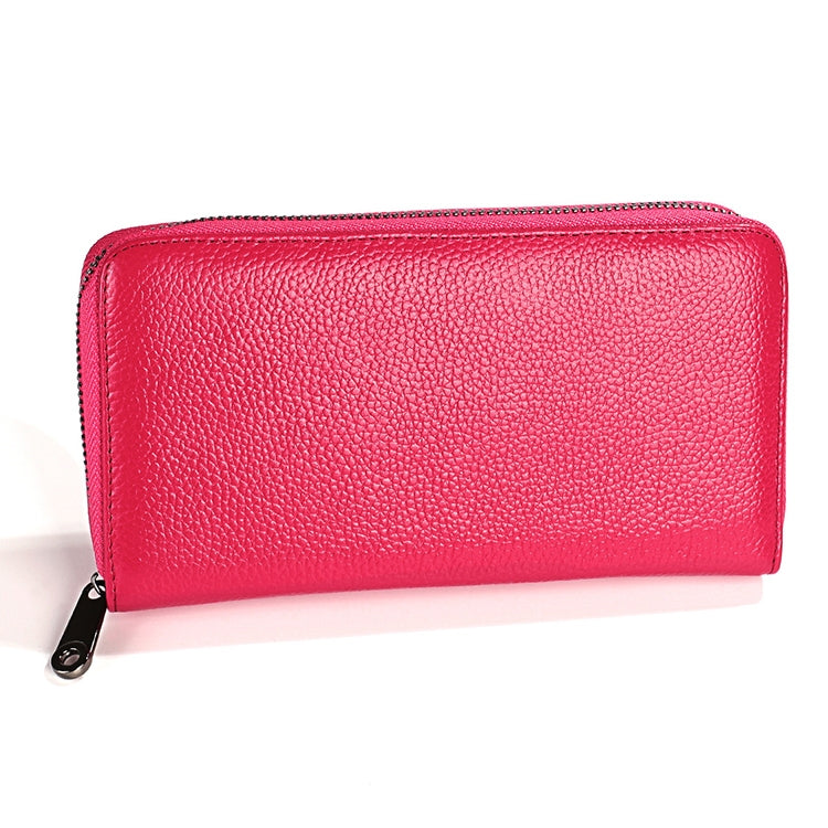 KB196 Top-grain Leather Large Capacity Multi-function 36-Bit Anti-magnetic RFID Organ Card Package Wallet
