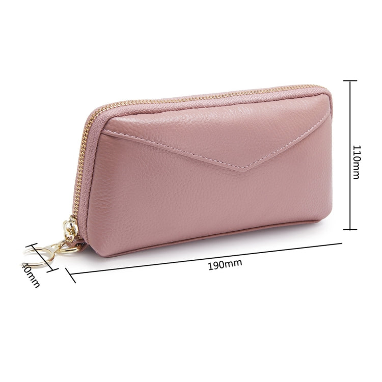 2-Folding Square Genuine Leather Handbag