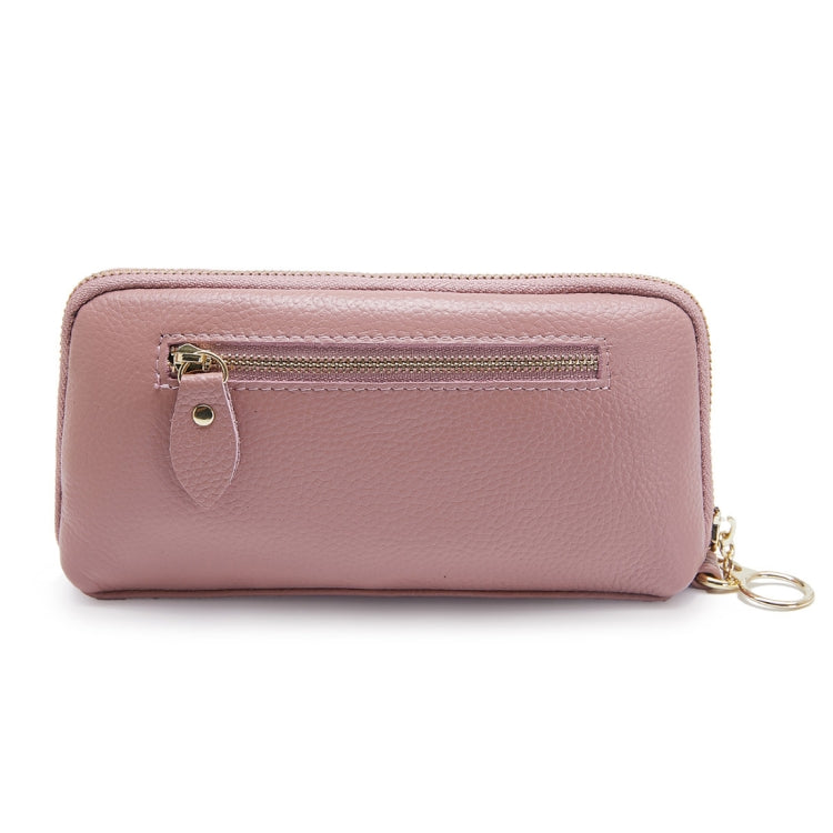 2-Folding Square Genuine Leather Handbag