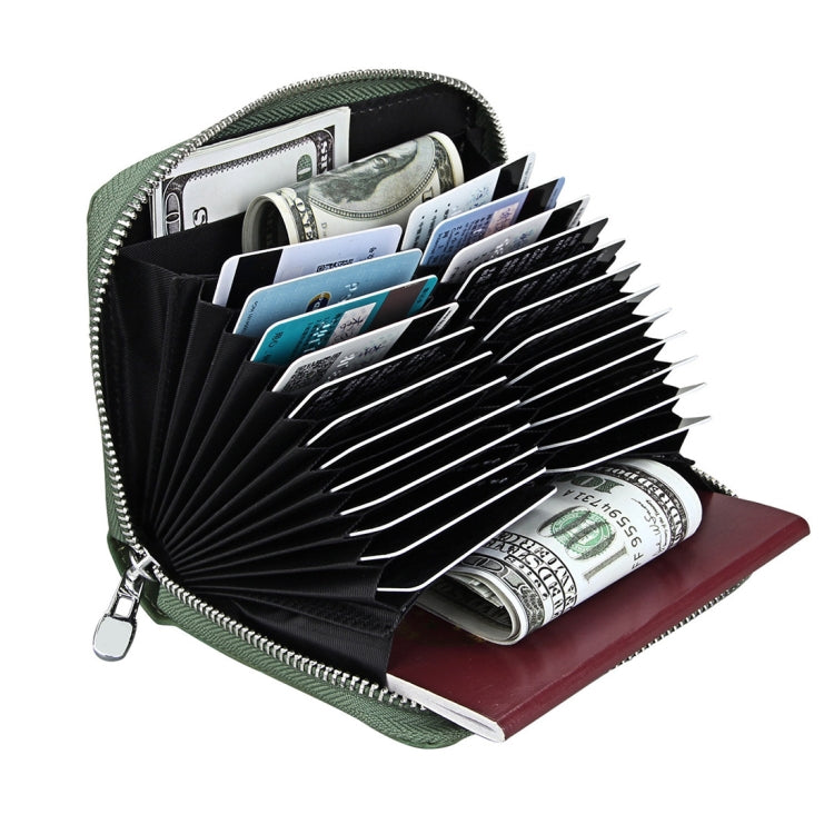 Antimagnetic RFID Multi-functional Genuine Leather Card Package