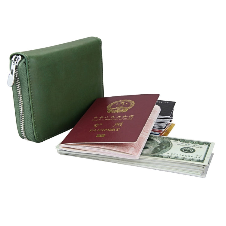 Antimagnetic RFID Multi-functional Genuine Leather Card Package