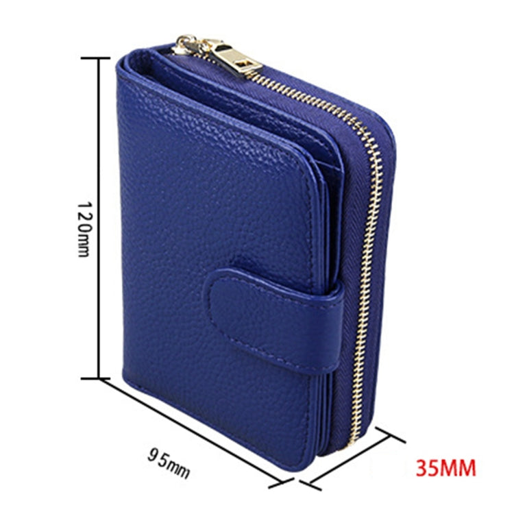 KB132 Female Style Full Grain Cow Leather Multifunctional RFID Wallet/ Card Bag/ Driving License Package
