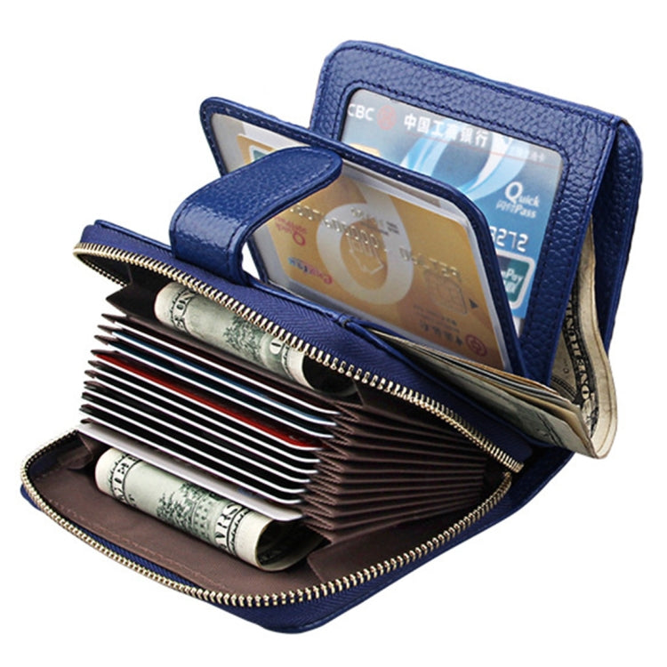 KB132 Female Style Full Grain Cow Leather Multifunctional RFID Wallet/ Card Bag/ Driving License Package