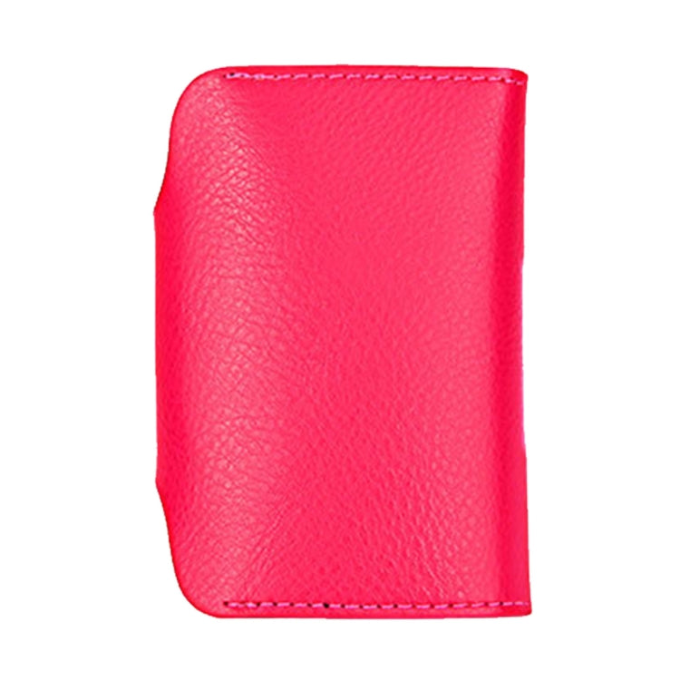 KB39 Simple Fashion Genuine leather Organ Card Bag Candy Color Card Package