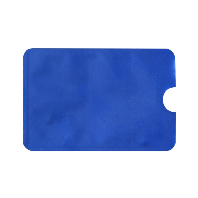 100pcs Aluminum Foil RFID Blocking Credit Card ID Bank Card Case Card Holder Cover, Size: 9 x 6.3cm