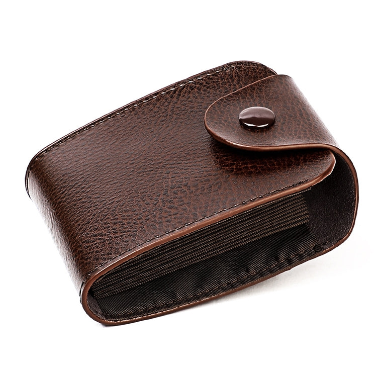 KB187 Litchi Texture Leather Large-capacity Card Holder Wallet