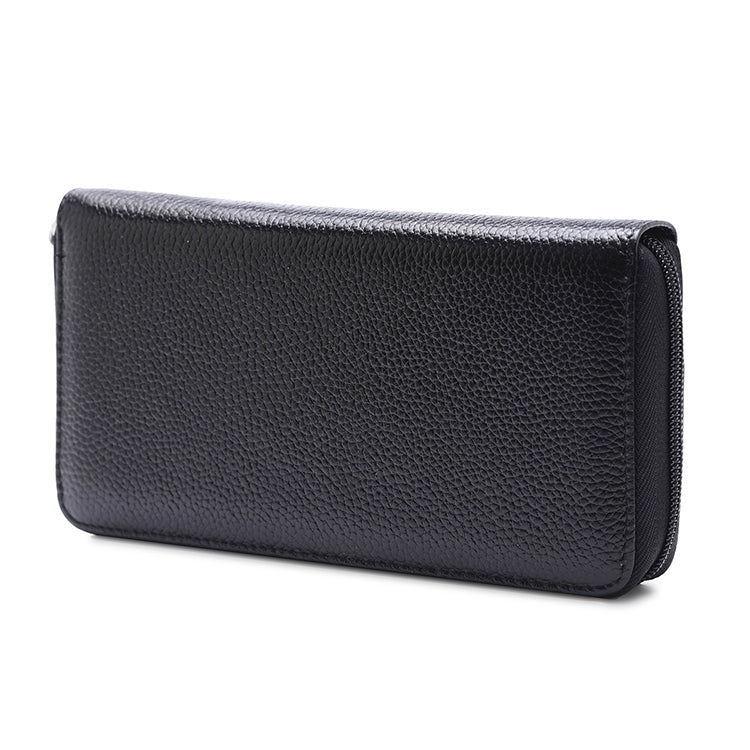 902 Antimagnetic RFID Litchi Texture Women Large Capacity Hand Wallet Purse Phone Bag with Card Slots