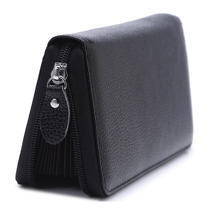 902 Antimagnetic RFID Litchi Texture Women Large Capacity Hand Wallet Purse Phone Bag with Card Slots