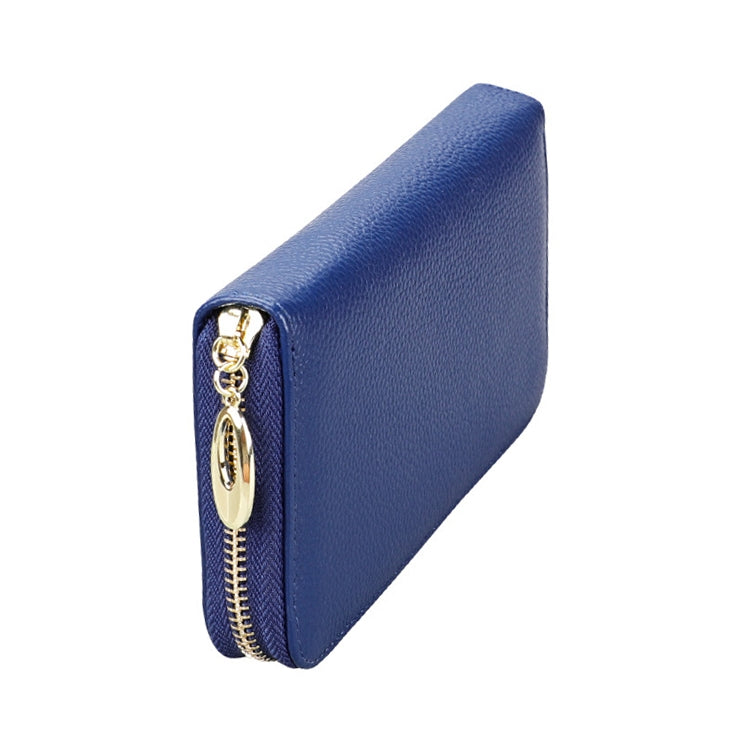 906 Antimagnetic RFID Litchi Texture Women Large Capacity Hand Wallet Purse Phone Bag with Card Slots