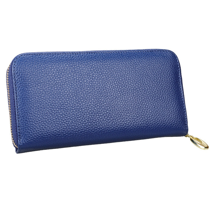 906 Antimagnetic RFID Litchi Texture Women Large Capacity Hand Wallet Purse Phone Bag with Card Slots
