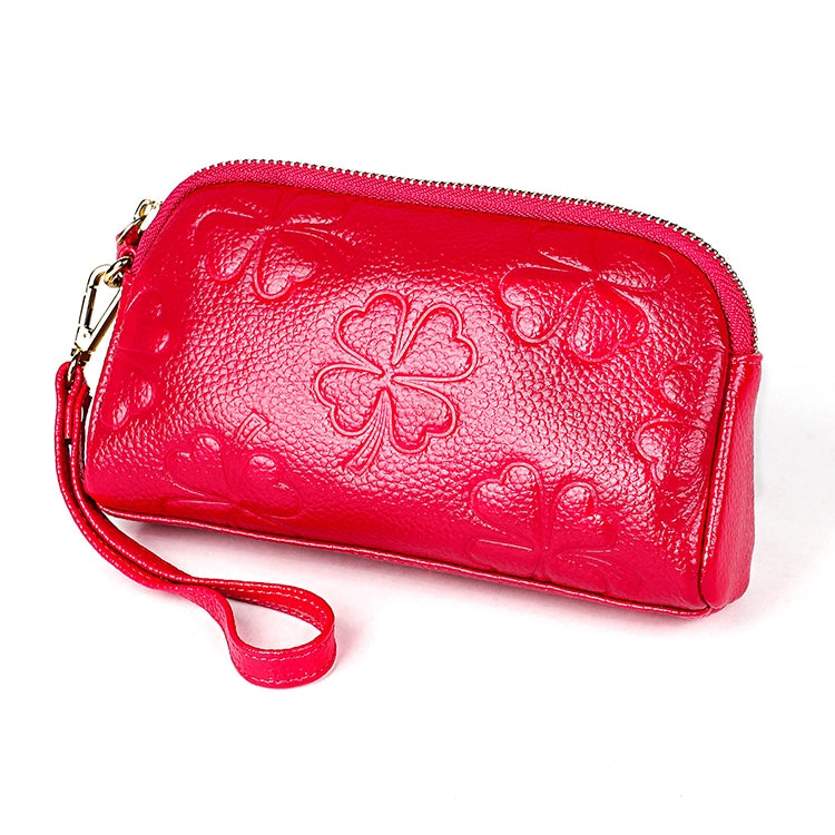 2026 Multifunctional Litchi Texture Women Large Capacity Hand Wallet Shell bag with Card Slots