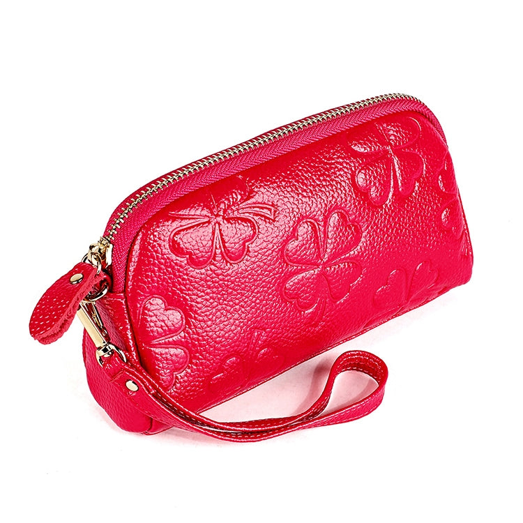 2026 Multifunctional Litchi Texture Women Large Capacity Hand Wallet Shell bag with Card Slots