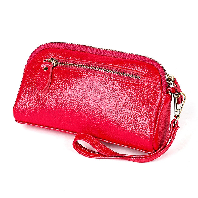 2026 Multifunctional Litchi Texture Women Large Capacity Hand Wallet Shell bag with Card Slots