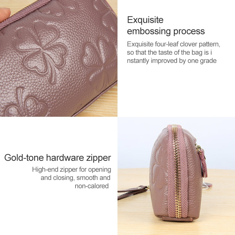 2026 Multifunctional Litchi Texture Women Large Capacity Hand Wallet Shell bag with Card Slots