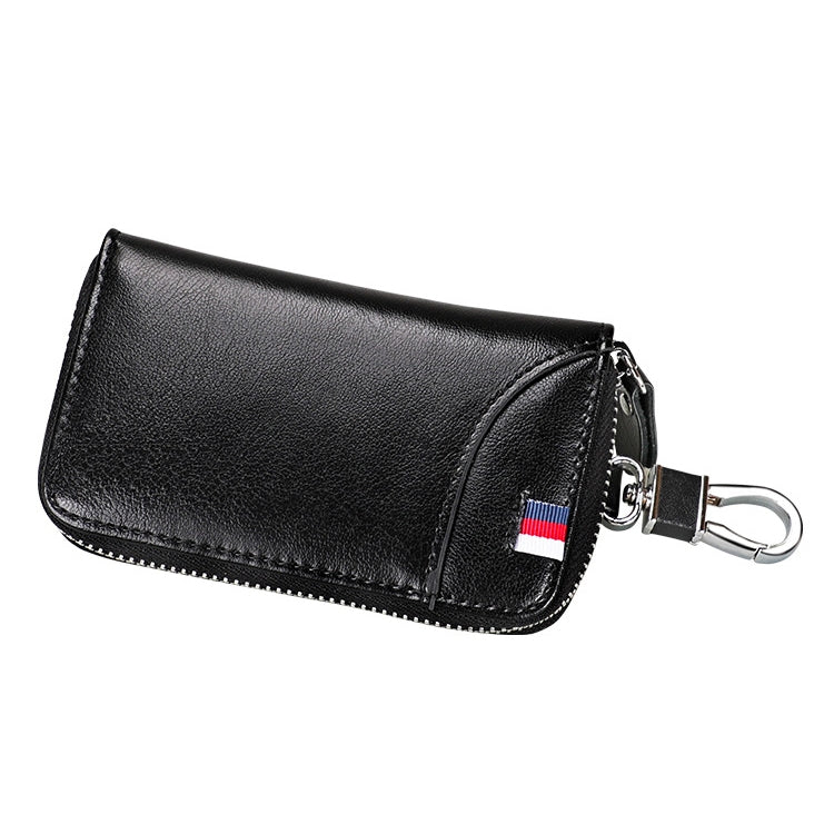 9102 Multi-function Waist Hanging Leather Zipper Wallet Keys Holder Bag