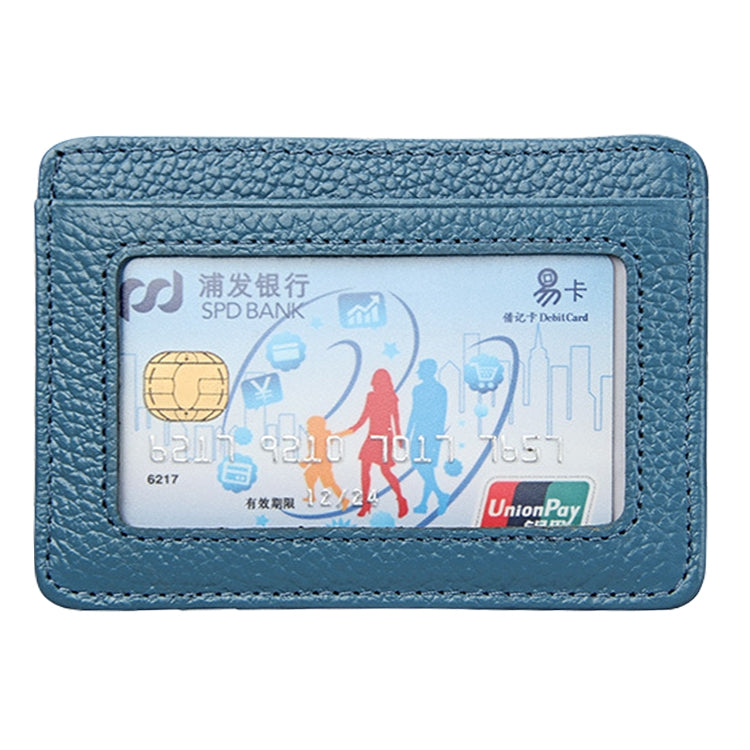 KB37 Antimagnetic RFID Litchi Texture Leather Card Holder Wallet Billfold for Men and Women