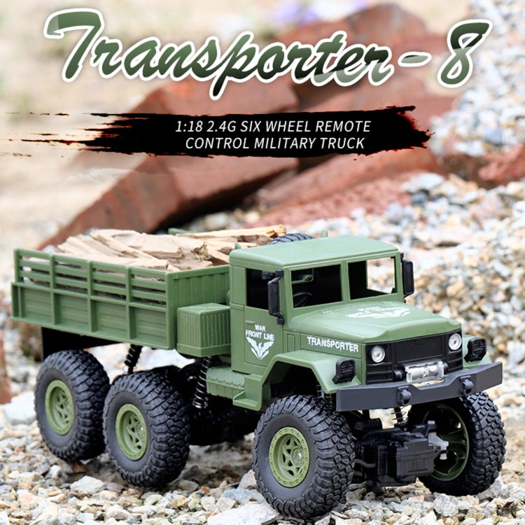 JJR/C 1:18 2.4Ghz 4 Channel Remote Control Dongfeng 8 Six-wheeled Armor Truck Vehicle Toy