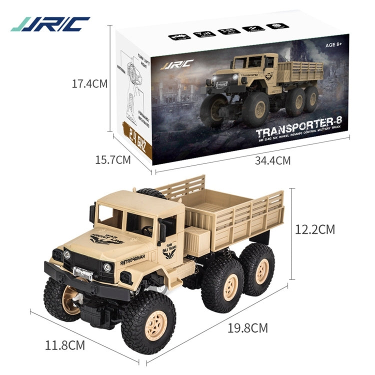 JJR/C 1:18 2.4Ghz 4 Channel Remote Control Dongfeng 8 Six-wheeled Armor Truck Vehicle Toy