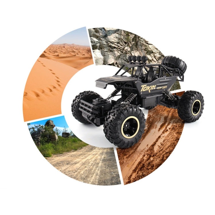 HD6026 1:12 Large Alloy Climbing Car Mountain Cross-country Four-wheel Drive Remote Control Car Toy, Size: 37cm