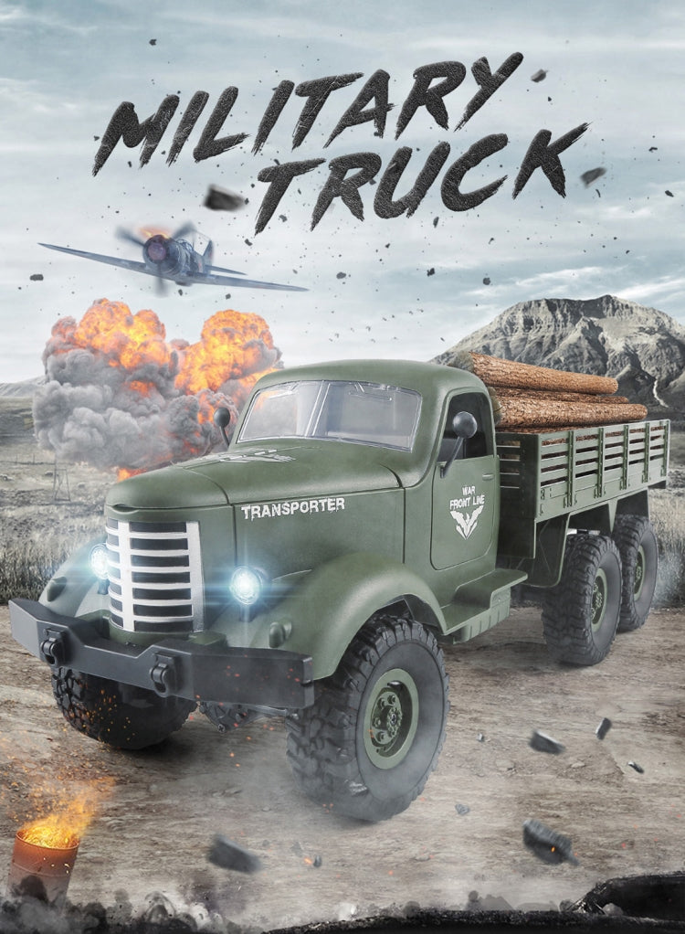 JJR/C Q60 Transporter-1 Full Body 1:16 Mini 2.4GHz RC 6WD Tracked Off-Road Military Truck Car Toy