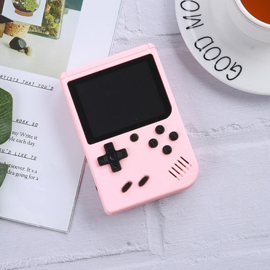 MK500 Macaron Mini Retro Classic Handheld Game Console for Kids Built-in 500 Games, Support AV Output