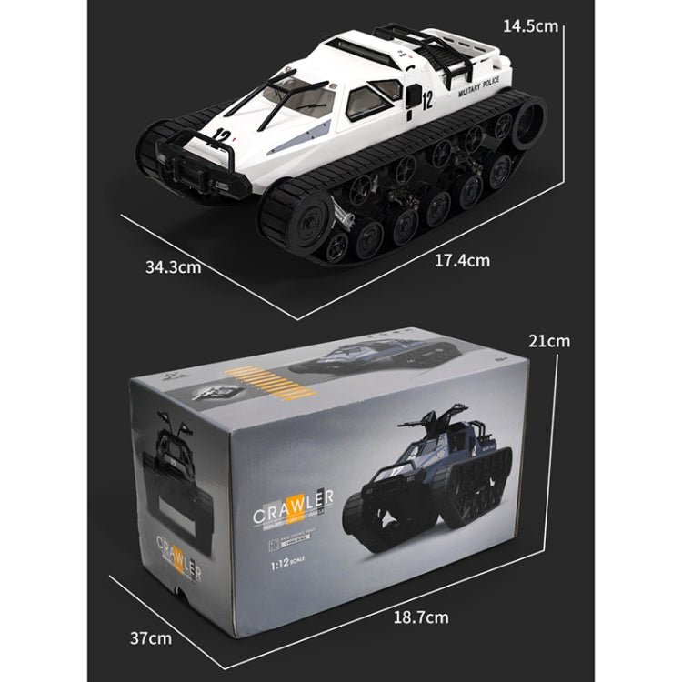 SG-1203 1:12 2.4G Simulation Remote Control EV Tracked Vehicle Tank Off-road Vehicle Model Car Toy
