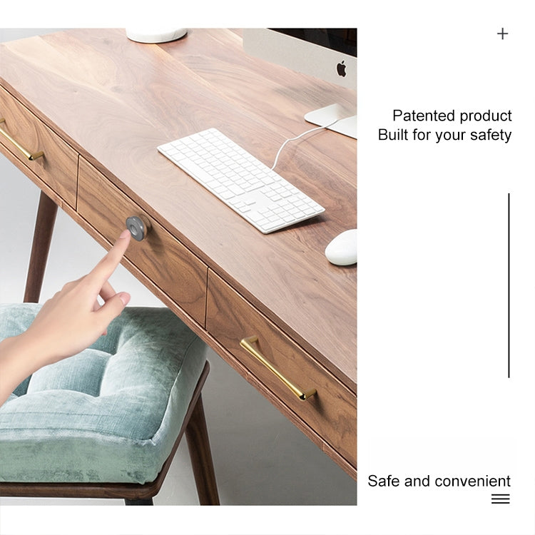 T5 Handle Version Aluminum Alloy Panel Fingerprint Drawer Lock