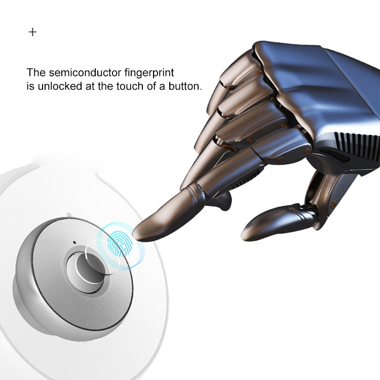 T5 Square Version Aluminum Alloy Panel Fingerprint Drawer Lock