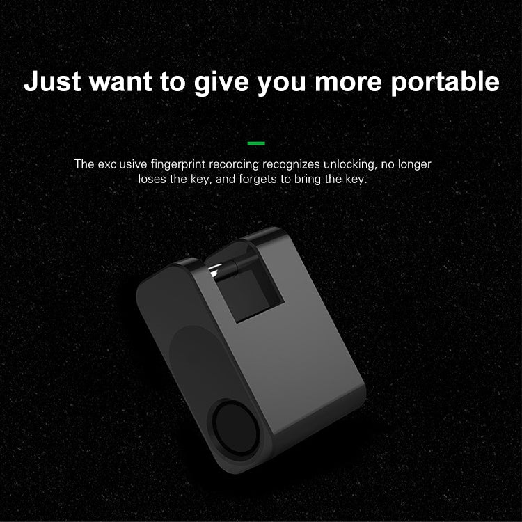 XB30F Mini Smart Fingerprint Padlock Trolley Case Lock