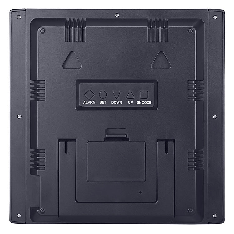 TS-8675 Multifunction Large Screen Clock Household Creative Thermometer Hygrometer