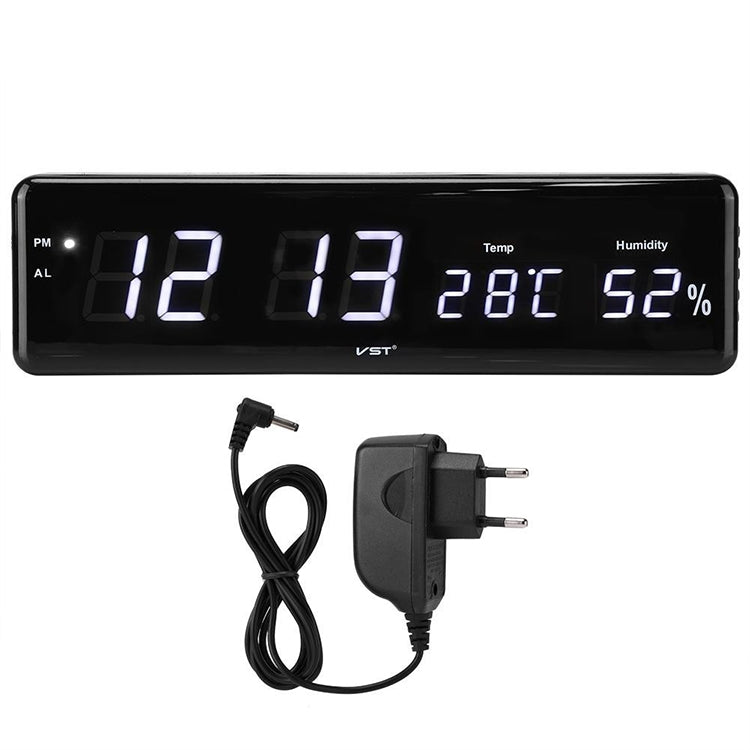 Combinatorial Alarm Clock Practical Digital Hanging Dual-purpose LED Clock, EU Plug