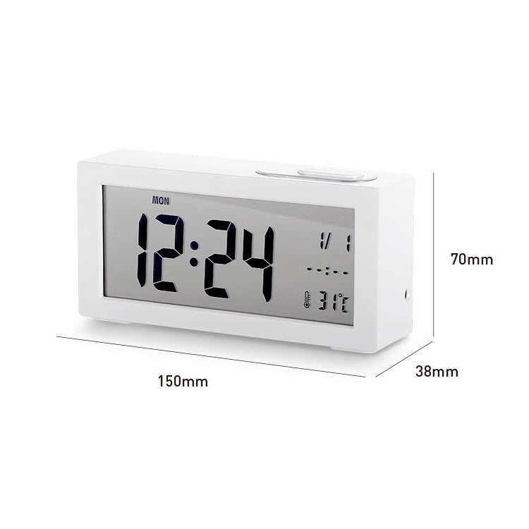 Automatic Night Light Electronic Clock Large Screen Adjustable Backlight Alarm Clock