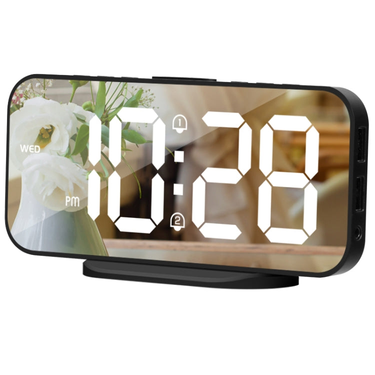 8821 LED Mirror Dual-purpose Snooze Alarm Clock