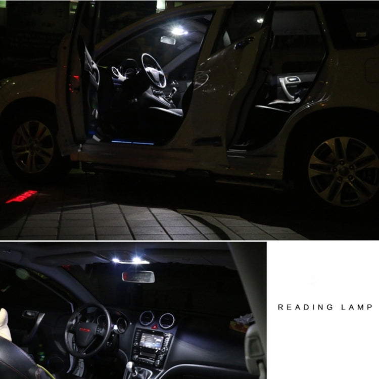 2 PCS 41mm Festoon 3W 300LM White Light 8 LED 3528 SMD Canbus Error-Free Car Reading Lamps,  DC 12