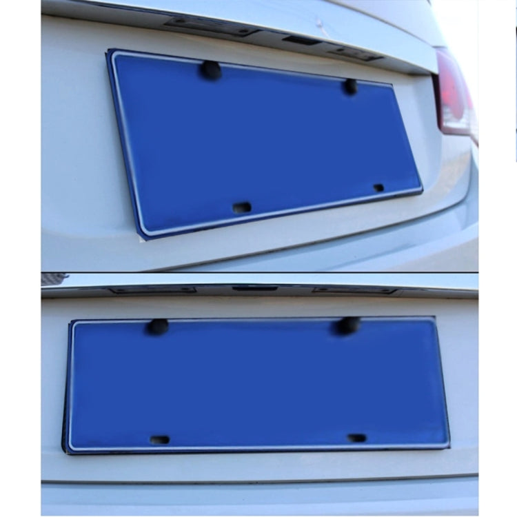 Stainless Steel License Plate Bracket Vehicle License Plate Bracket Bottom Plate Automobile License Plate Conversion Frame