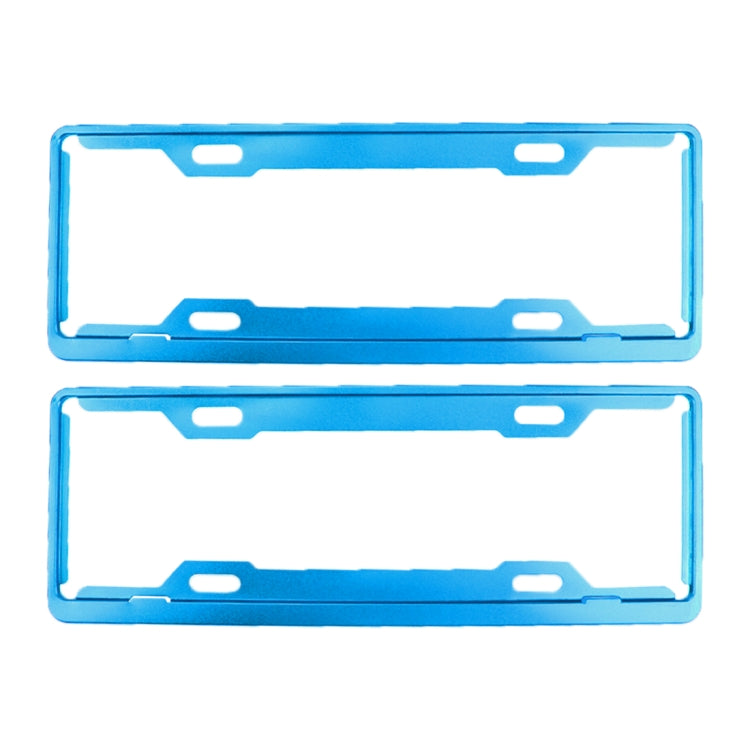 2 PCS Car License Plate Frames Car Styling License Plate Frame Aluminum Alloy Universal License Plate Holder Car Accessories